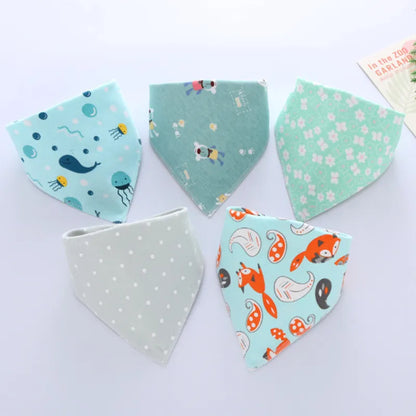 5 pieces Triangular Bib