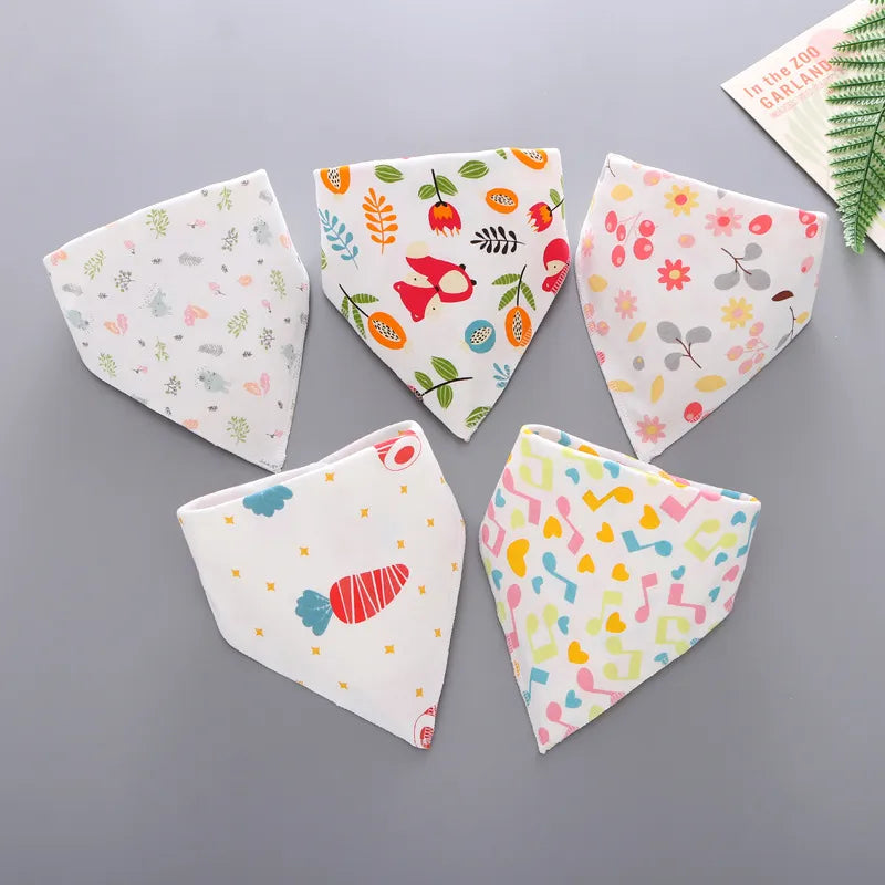 5 pieces Triangular Bib