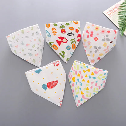 5 pieces Triangular Bib