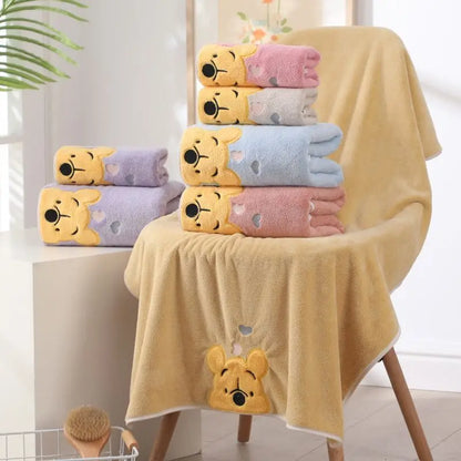 Bear bath towel