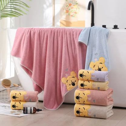 Bear bath towel